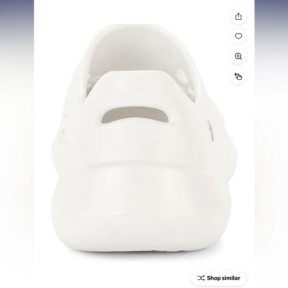 Rugged Shark Kids white Water Shoes